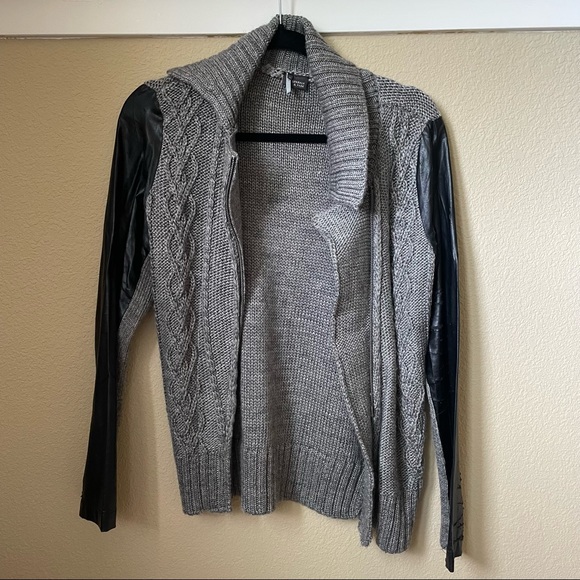 Sparkle & Fade Mixed Materials Jacket - Picture 2 of 7